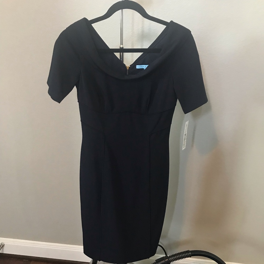 NWT Antonio Melani Nadya Dress in Navy